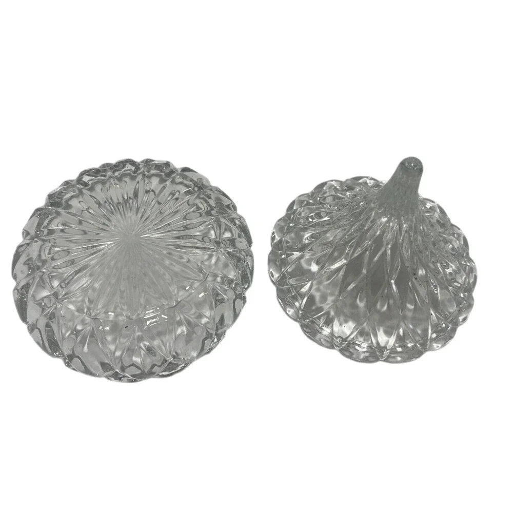 1998 Jonal?‎ Crystal Hershey's Kisses Lidded Trinket Box Candy Dish 3